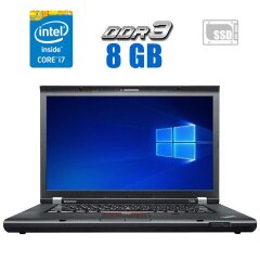 Ноутбук Б-класс Lenovo ThinkPad T530 / 15.6" (1366x768) TN / Intel Core i7-3520M (2 (4) ядра по 2.9 - 3.6 GHz) / 8 GB DDR3 / 256 GB SSD / Intel HD Graphics 4000 / WebCam