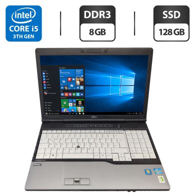 Ноутбук Fujitsu LifeBook E782 / 15.6" (1600x900) TN / Intel Core i5-3230M (2 (4) ядра по 2.6 - 3.2 GHz) / 8 GB DDR3 / 128 GB SSD / Intel HD Graphics 4000