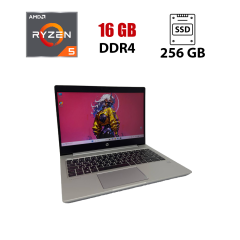 Ноутбук HP ProBook 445 G7 / 14" (1920x1080) IPS / AMD Ryzen 5 4500U (6 ядер по 2.3 - 4.0 GHz) / 16 GB DDR4 / 256 GB SSD / AMD Radeon Graphics / WebCam