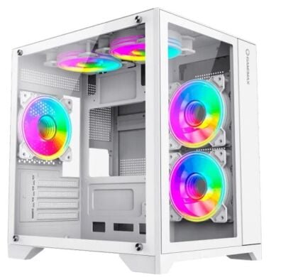 Новий ігровий ПК Ice Infinity Mini White Tower / AMD Ryzen 5 5500 (6 (12) ядер по 3.6 - 4.2 GHz) / 16 GB DDR4 / 480 GB SSD / nVidia GeForce GTX 1070, 8 GB GDDR5, 256-bit Новий ігровий ПК Ice Infinity Mini White Tower / AMD Ryzen 5 5500 (6 (12) ядер по 3.6 - 4.2 GHz) / 16 GB DDR4 / 480 GB SSD / nVidia GeForce GTX 1070, 8 GB GDDR5, 256-bit