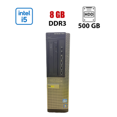ПК Б-класс Dell OptiPlex 7010 DT / Intel Core i5-3550S (4 ядра 3.0 - 3.7 GHz) / 8 GB DDR3 / 500 GB HDD / Intel HD Graphics 2500