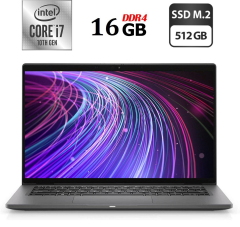 Ультрабук Б-класс Dell Latitude 7410 / 14" (1920x1080) IPS / Intel Core i7-10610U (4 (8) ядра по 1.8 - 4.9 GHz) / 16 GB DDR4 / 512 GB SSD M.2 / Intel UHD Graphics / WebCam / USB 3.2 / HDMI 