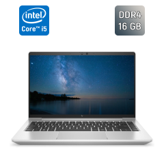 Ультрабук Б-класс HP EliteBook 640 G9 / 14" (1920x1080) IPS / Intel Core i5-1235U (10 (12) ядер по 3.3 - 4.4 GHz) / 16 GB DDR4 / 256 GB SSD / Intel Iris Xe Graphics / WebCam / Fingerprint