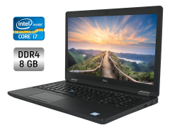 Ультрабук Dell Latitude 5590 / 15.6" (1366x768) TN / Intel Core i7-7600U (2 (4) ядра по 2.8 - 3.9 GHz) / 8 GB DDR4 / 240 GB SSD / Intel HD Graphics 620 / WebCam / Windows 10
