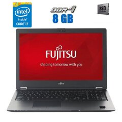 Ультрабук Fujitsu LifeBook U938 / 13.3" (1920x1080) IPS Touch / Intel Core i7-8650U (4 (8) ядра по 1.9 - 4.2 GHz) / 8 GB DDR4 / 240 GB SSD / Intel UHD Graphics 620 / WebCam