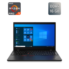 Ультрабук Lenovo ThinkPad L15 Gen1 / 15.6" (1920x1080) IPS / AMD Ryzen 5 Pro 4650U (6 (12) ядер по 2.1 - 4.0 GHz) / 16 GB DDR4 / 256 GB SSD / AMD Radeon RX Vega 6 / WebCam