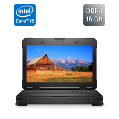Захищений ноутбук Dell Latitude 5424 Rugged / 14" (1920x1080) IPS / Intel Core i5-8350U (4 (8) ядра по 1.7 - 3.6 GHz) / 16 GB DDR4 / 512 GB SSD / Intel UHD Graphics 620 / WebCam / HDMI / Windows 10