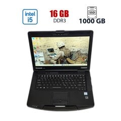 Защищенный ноутбук Panasonic Toughbook CF-54 / 14" (1920x1080) TN / Intel Core i5-6300U (2 (4) ядер по 2.40 - 3 GHz) / 16 GB DDR3 / 1000 GB SSD / Intel HD Graphics 520 / WebCam