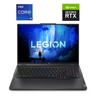 Ігровий ноутбук Б-клас Lenovo Legion Pro 7 16IRX8H / 16" (2560x1600) IPS / Intel Core i9-13900HX (24 (32) ядра по 3.9 - 5.4 GHz) / 16 GB DDR5 / 1000 GB SSD M.2 / nVidia GeForce RTX 4080, 12 GB GDDR6, 192-bit / WebCam / Win 11 Pro Ігровий ноутбук Б-клас Lenovo Legion Pro 7 16IRX8H / 16" (2560x1600) IPS / Intel Core i9-13900HX (24 (32) ядра по 3.9 - 5.4 GHz) / 16 GB DDR5 / 1000 GB SSD M.2 / nVidia GeForce RTX 4080, 12 GB GDDR6, 192-bit / WebCam / Win 11 Pro
