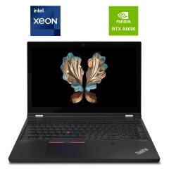 Мобильная рабочая станция Б-класс Lenovo ThinkPad P15 Gen 2 / 15.6" (3840x2160) IPS / Intel Xeon W-11855M (6 (12) ядер по 3.2 - 4.9 GHz) / 64 GB DDR4 / 1000 GB SSD NVMe / nVidia RTX A5000, 16 GB GDDR6, 256-bit / WebCam