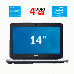 Ноутбук Dell Latitude E5430 / 14" (1366x768) TN / Intel Core i5-3210M (2 (4) ядра по 2.5 - 3.1 GHz) / 4 GB DDR3 / 240 GB SSD / Intel HD Graphics 4000 / WebCam