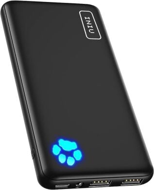 Новый Power Bank INIU PowerPaw Slim BI-B41 / 10000 mAh / 20W / 5V/3A