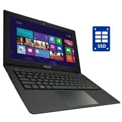 Нетбук Asus X200CA / 11.6" (1366x768) TN / Intel Core i3-3217U (2 (4) ядра по 1.8 GHz) / 4 GB DDR3 / 128 GB SSD / Intel HD Graphics 4000 / WebCam