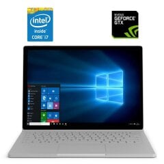 Игровой ультрабук-трансформер Microsoft Surface Book 2 / 13.5" (3000x2000) IPS Touch / Intel Core i7-8650U (4 (8) ядра по 1.9 - 4.2 GHz) / 8 GB DDR4 / 512 GB SSD NVMe / nVidia GeForce GTX 1050, 2 GB GDDR5, 128-bit / WebCam / Win 11 Pro