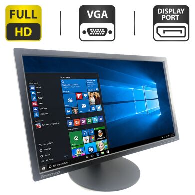 Монитор Lenovo ThinkVision LT2323p / 23" (1920x1080) TN / VGA, DVI, DP, USB-Hub, Audio + Кабель питания Монитор Lenovo ThinkVision LT2323p / 23" (1920x1080) TN / VGA, DVI, DP, USB-Hub, Audio + Кабель питания