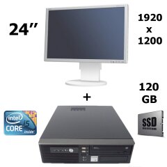 Комплект MSI SFF / Intel® Core™ i5-3470 (4 ядра по 3.2 - 3.6 GHz) / 8 GB DDR3 / 120 GB SSD / DVD / USB 3.0, SATA 3.0, PCI Express 3.0 + Монітор NEC MultiSync EA241WM / 24'' / 1920x1200 (16:10) / TN / DVI, VGA / USB
