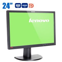 Монитор Lenovo ThinkVision LT2452pwC / 24" (1920x1200) E-IPS / VGA, DVI, DisplayPort, USB / VESA 100x100