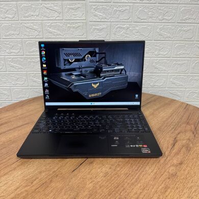 Ігровий ноутбук Б-клас Asus TUF Gaming Advantage A16 FA617NS / 16" (1920x1200) IPS / AMD Ryzen 7 7735HS (8 (16) ядер по 3.2 - 4.75 GHz) / 16 GB DDR5 / 512 GB SSD / AMD Radeon RX 7600S, 8 GB GDDR6, 128-bit / WebCam