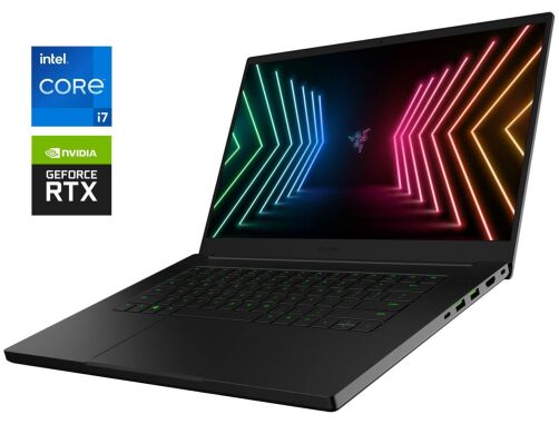 Ігровий ноутбук Razer Blade 15 RZ09-0330 / 15.6" (1920x1080) IPS / Intel Core i7-10875H (8 (16) ядер по 2.3 - 5.1 GHz) / 16 GB DDR4 / 512 GB SSD NVMe / nVidia GeForce RTX 2070 Max-Q, 8 GB GDDR6, 256-bit / WebCam