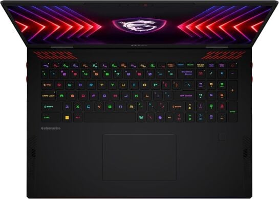 Ігровий ноутбук MSI Raider 18 HX A14VHG / 18" (2560x1600) IPS / Intel Core i9-14900HX (24 (32) ядер по 2.2 - 5.7 GHz) / 32 GB DDR5 / 1000 GB SSD M.2 / nVidia GeForce RTX 4080, 12 GB GDDR6, 192-bit / WebCam / Win 11 Home
