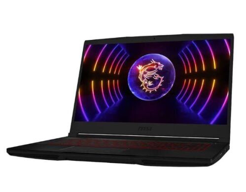 Ігровий ноутбук MSI GF63 Thin 12VE-2450NEU / 15.6" (1920x1080) IPS / Intel Core i5-12450H (8 (12) ядер по 3.3 - 4.4 GHz) / 16 GB DDR4 / 960 GB SSD / nVidia GeForce RTX 4050, 6 GB GDDR6, 96-bit / WebCam