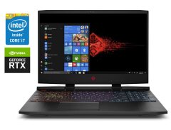 Ігровий ноутбук Б-клас HP Omen 15-dc1025cl / 15.6" (1920x1080) IPS / Intel Core i7-9750H (6 (12) ядер по 2.6 - 4.5 GHz) / 16 GB DDR4 / 512 GB SSD / nVidia GeForce RTX 2060, 6 GB GDDR6, 192-bit / WebCam
