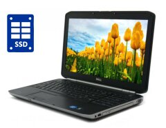 Ноутбук Dell Latitude E5520 / 15.6" (1366x768) TN / Intel Core i3-2330M (2 (4) ядра по 2.2 GHz) / 4 GB DDR3 / 180 GB SSD / Intel HD Graphics 3000 / DVD-ROM / Win 10 Pro