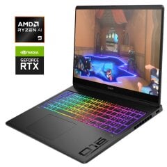 Ігровий ноутбук HP Omen Max 16z-ak000 / 16" (2560x1600) IPS / AMD Ryzen AI 9 HX 375 (12 (24) ядер по 2.0 - 5.1 GHz) / 16 GB DDR5 / 1000 GB SSD M.2 / nVidia GeForce RTX 5060, 8 GB GDDR7, 128-bit / WebCam / Win 11 Home