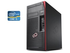ПК Fujitsu Celsius W570n Tower / Intel Core i5-7600 (4 ядра по 3.5 - 4.1 GHz) / 16 GB DDR4 / 240 GB SSD + 1000 GB HDD / Intel HD Graphics 630 / DVD-RW + USB-флешка 64 GB