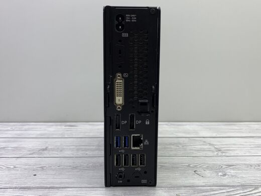 Неттоп Fujitsu Esprimo Q558 Mini USFF / Intel Core i3-9100T (4 ядра по 3.1 - 3.7 GHz) / 8 GB DDR4 / 256 GB SSD M.2 / Intel UHD Graphics 630 / Блок питания