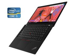Ультрабук Б-класс Lenovo ThinkPad X390 / 13.3" (1920x1080) IPS / Intel Core i5-8265U (4 (8) ядра по 1.6 - 3.9 GHz) / 16 GB DDR4 / 256 GB SSD / Intel UHD Graphics / WebCam / Win 10 Pro