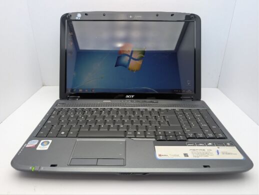 Ноутбук Acer Aspire 5735 / 15.6" (1366x768) TN / Intel Core 2 Duo P7350 (2 ядра по 1.1 - 2.0 GHz) / 4 GB DDR2 / 250 GB HDD / Intel Graphics / WebCam / DVD-ROM Ноутбук Acer Aspire 5735 / 15.6" (1366x768) TN / Intel Core 2 Duo P7350 (2 ядра по 1.1 - 2.0 GHz) / 4 GB DDR2 / 250 GB HDD / Intel Graphics / WebCam / DVD-ROM
