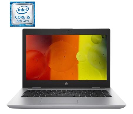 Ноутбук HP Probook 640 G4 / 14" (1920x1080) IPS Touch / Intel Core i5-8350U (4 (8) ядра по 1.7 - 3.6 GHz) / 16 GB DDR4 / 240 GB SSD / Intel UHD Graphics 620 / WebCam Ноутбук HP Probook 640 G4 / 14" (1920x1080) IPS Touch / Intel Core i5-8350U (4 (8) ядра по 1.7 - 3.6 GHz) / 16 GB DDR4 / 240 GB SSD / Intel UHD Graphics 620 / WebCam