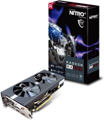 Дискретная видеокарта AMD Radeon RX 580 Nitro+, 8 GB GDDR5, 256-bit / DVI, HDMI, DisplayPort