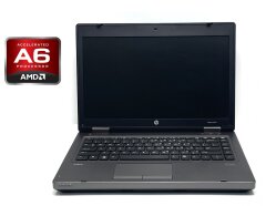 Ноутбук А-клас HP ProBook 6470b / 14" (1366x768) TN / AMD A6-4400M (2 ядра по 2.7 - 3.2 GHz) / 4 GB DDR3 / 128 GB SSD / AMD Radeon HD 7520G Graphics / WebCam / DVD-RW 