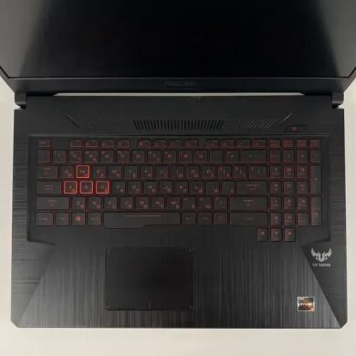 Игровой ноутбук Asus TUF Gaming FX705DY / 17.3" (1920x1080) IPS / AMD Ryzen 5 3550H (4 (8) ядра по 2.1 - 3.7 GHz) / 16 GB DDR4 / 512 GB SSD / AMD Radeon RX 560, 4 GB GDDR5, 128-bit / WebCam / HDMI
