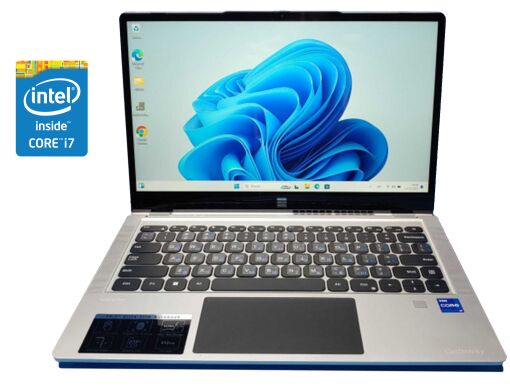 Ультрабук Gateway 14.1 Ultra Slim GWTC71427-SL / 14.1" (1920x1080) IPS Touch / Intel Core i7-1255U (10 (12) ядер по 3.5 - 4.7 GHz) / 8 GB DDR4 / 512 GB SSD / Intel Iris Xe Graphics / WebCam / Win 11 Home