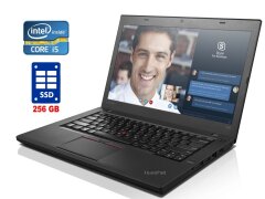 Ноутбук Lenovo ThinkPad T460 / 14" (1920x1080) TN / Intel Core i5-6300U (2 (4) ядра по 2.4 - 3.0 GHz) / 8 GB DDR4 / 128 GB SSD / Intel HD Graphics 520 / WebCam