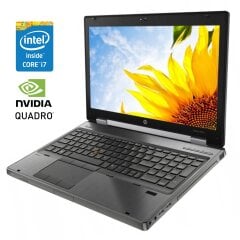 Мобільна робоча станція Б-клас HP EliteBook 8560w / 15.6" (1920x1080) IPS / Intel Core i7-2630QM (4 (8) ядра по 2.0 - 2.9 GHz) / 8 GB DDR3 / 500 GB HDD / nVidia Quadro 2000M, 2 GB DDR3, 128-bit / WebCam / DVD-ROM