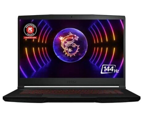 Ігровий ноутбук MSI GF63 Thin 12VE-2450NEU / 15.6" (1920x1080) IPS / Intel Core i5-12450H (8 (12) ядер по 3.3 - 4.4 GHz) / 16 GB DDR4 / 960 GB SSD / nVidia GeForce RTX 4050, 6 GB GDDR6, 96-bit / WebCam