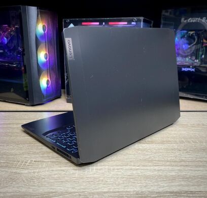 Ігровий ноутбук Lenovo IdeaPad Gaming 3 / 15.6" (1920x1080) IPS / AMD Ryzen 5 4600H (6 (12) ядер по 3.0 - 4.0 GHz) / 8 GB DDR4 / 512 GB SSD / nVidia GeForce GTX 1650, 4 GB GDDR5, 128-bit / WebCam