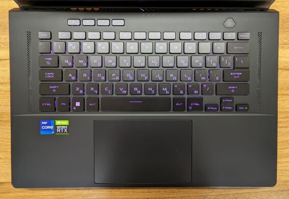 Ігровий ноутбук Asus ROG Zephyrus M16 GU603ZM / 16" (1920x1200) IPS / Intel Core i7-12700H (14 (20) ядер по 3.5 - 4.7 GHz) / 40 GB DDR5 / 512 GB SSD + 1000 GB SSD / nVidia GeForce RTX 3060, 6 GB GDDR6, 192-bit / WebCam / Windows 10