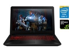 Ігровий ноутбук Asus TUF Gaming FX504 / 15.6" (1920x1080) TN / Intel Core i7-8750H (6 (12) ядер по 2.2 - 4.1 GHz) / 16 GB DDR4 / 256 GB SSD / nVidia GeForce GTX 1050 Ti, 4 GB GDDR5, 128-bit / WebCam / Win10 Home