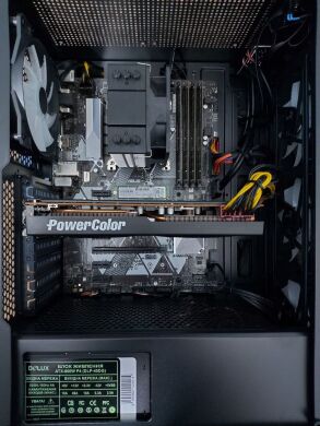Ігровий ПК AeroCool PGS FALCON-A-BK-V1 FRGB Tower / Intel Core i5-8400 (6 ядер по 2.8 - 4.0 GHz) / 32 GB DDR4 / 256 GB SSD M.2 + 512 GB SSD M.2 + 500 GB HDD / AMD Radeon RX 5700, 8 GB GDDR6, 256-bit / 600W + Мишка, клавіатура, кабелі HDMI та живлення
