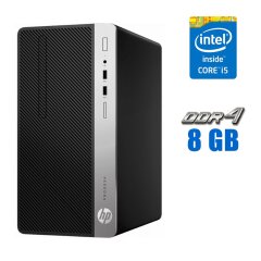 Компьютер HP ProDesk 400 G6 Tower / Intel Core i5-9500 (6 ядер по 3.0 - 4.4 GHz) / 8 GB DDR4 / 256 GB SSD / Intel UHD Graphics 630