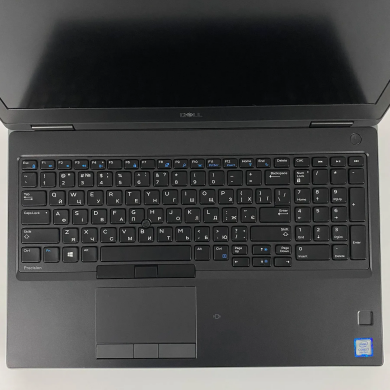 Мобільна робоча станція Dell Precision 7540 / 15.6" (1920x1080) IPS / Intel Core i7-9750H (6 (12) ядер по 2.6 - 4.5 GHz) / 32 GB DDR4 / 1000 GB SSD / nVidia Quadro RTX 3000, 6 GB GDDR6, 192-bit / WebCam / TouchID