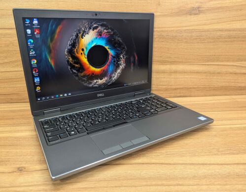 Мобильная рабочая станция Dell Precision 7540 / 15.6" (1920x1080) IPS / Intel Core i7-9850H (6 (12) ядер по 2.6 - 4.6 GHz) / 32 GB DDR4 / 512 GB SSD / nVidia Quadro T2000, 4 GB GDDR5, 128-bit / WebCam / Windows 10