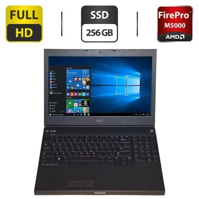 Мобильная рабочая станция Dell Precision M4800 / 15.6" (1920x1080) IPS / Intel Core i7-4710MQ (4 (8) ядра по 2.5 - 3.5 GHz) / 8 GB DDR3 / 256 GB SSD / AMD FirePro M5100, 2 GB GDDR5, 128-bit / WebCam / DVD-ROM Мобильная рабочая станция Dell Precision M4800 / 15.6" (1920x1080) IPS / Intel Core i7-4710MQ (4 (8) ядра по 2.5 - 3.5 GHz) / 8 GB DDR3 / 256 GB SSD / AMD FirePro M5100, 2 GB GDDR5, 128-bit / WebCam / DVD-ROM