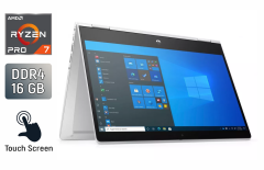 Ноутбук-трансформер HP ProBook 435 G8 x360 / 13.3" (1920x1080) IPS Touch / AMD Ryzen 7 Pro 5850U (8 (16) ядер по 1.9 - 4.4 GHz) / 16 GB DDR4 / 256 GB SSD / AMD Radeon Vega 8 / WebCam / TouchID