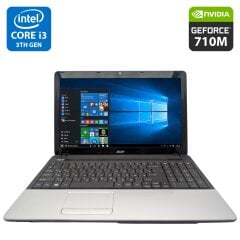 Ноутбук Acer Aspire E1-571G / 15.6" (1366x768) TN / Intel Core i3-3110M (2 (4) ядра по 2.4 GHz) / 8 GB DDR3 / 500 GB HDD / nVidia GeForce 710M, 2 GB GDDR3, 64-bit / WebCam / DVD-ROM